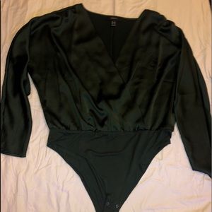 Forever 21 Green Bodysuit